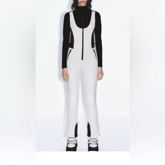 ZARA NEW WOMAN WINDPROOF AND WATERPROOF JUMPSUIT SKI COLLECTION NWT - Picture 1 of 9
